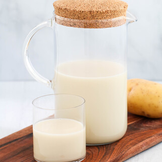 Vanilla Potato Milk With Yukon Gold Potatoes