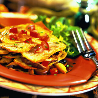 Wild Mushroom and Idaho® Potato Lasagna