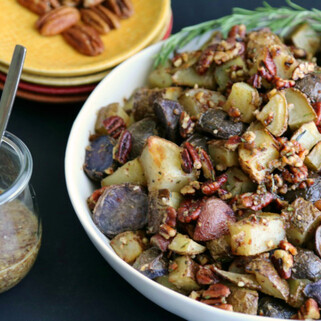 Oven Roasted Idaho® Potatoes with Herbed Pecans