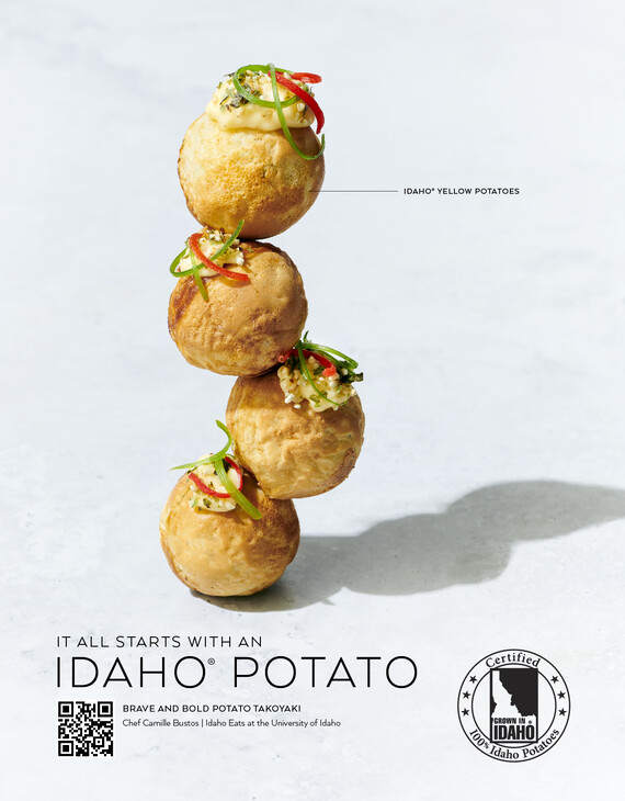 Brave and Bold Potato Takoyaki