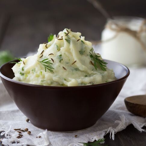 Herb And Olive Oil Mashed Potatoes
