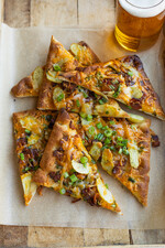 Fingerling Idaho® Potato Bacon Flatbread