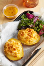 Thrice-Baked Cheesy Potatoes