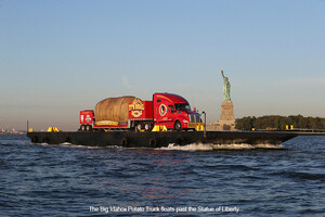 BIG IDAHO® POTATO TRUCK SETS SAIL IN NYC HARBOR