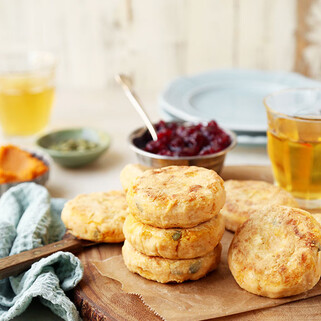 Heart-Healthy Idaho® Potato Pumpkin and Pepita Patties 