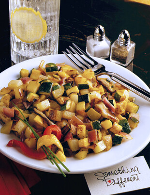 Summer Idaho® Potato and Vegetable Hash