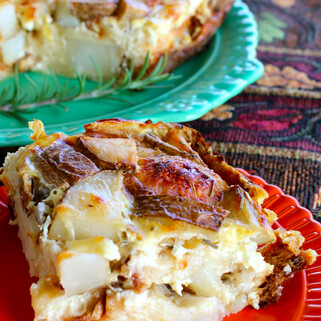 Idaho® Potato, Rosemary and Asiago Cheese Strata