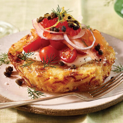 Pommes Rösti with Lox