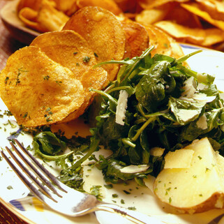 Arugula Salad with Crisp Idaho® Potatoes