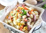 Idaho® Potato Sausage Vegetable Alfredo