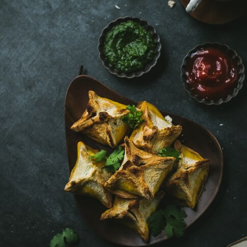 Baked Bread Pakoras with Idaho® Potatoes
