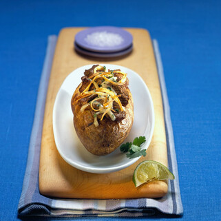 Sizzling Steak Stuffed Potatoes