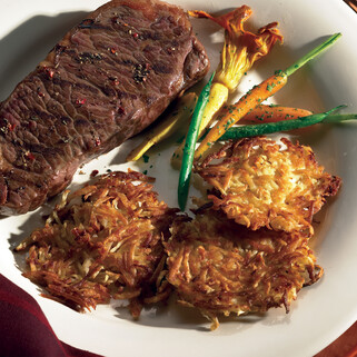 Celery Root Idaho® Potato Pancakes