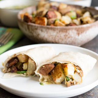 Idaho® Potato Chorizo Healthy Breakfast Burritos 