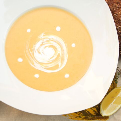 Cream of Potato-Carrot Soup 