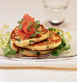 Idaho® Potato and Asparagus Pancakes