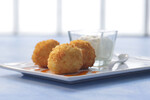 Idaho® Potatoes and Chicken Croquettes with Idaho® Potato-based Aioli and Spicy Paprika Oil