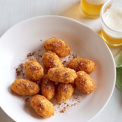 Salt and Pepper Bacon Potato Croquettes