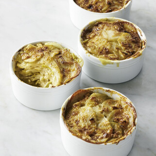 Fennel Leek Potato Gratin