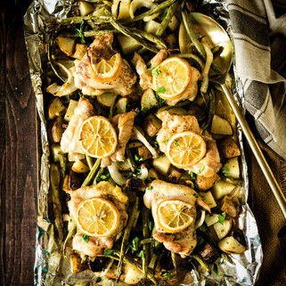 Sheet Pan Baked Chicken and Potatoes