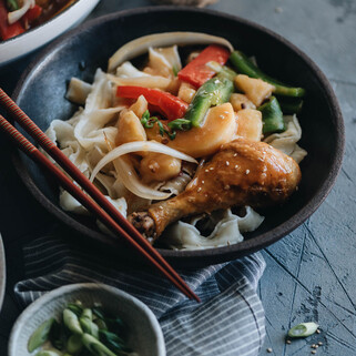Chicken Idaho® Potato Stew with Noodles 