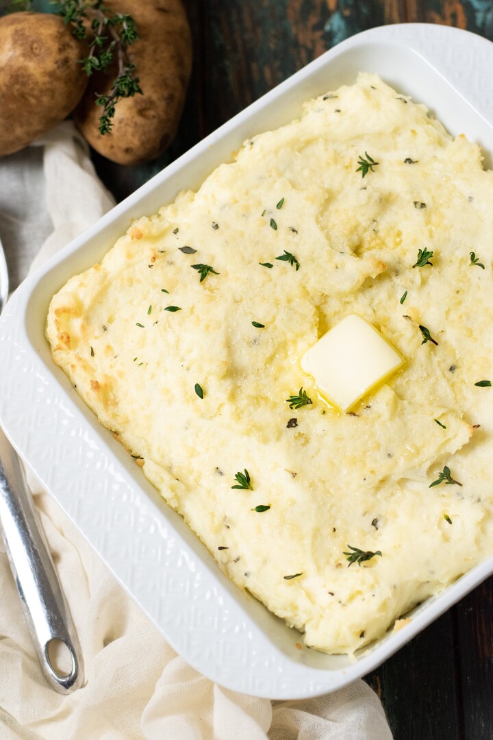 Homemade Cream Cheese Mashed Potatoes