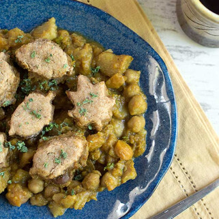 Vegan Slow Cooker Curry Pot Pie with Idaho® Potatoes