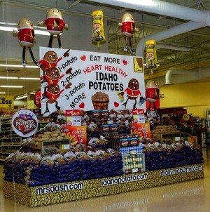 Potato Power Propels Winning Entries in Idaho Potato Commission's 2012 Potato Lover's Month Retail Display Contest