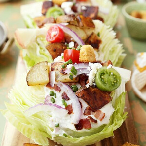 Crispy Potato Wedge Salads