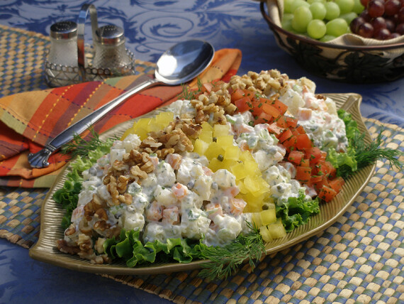 Rainbow Russian Chopped Idaho® Potato Salad