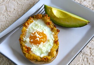 Cáscara de Papa de Idaho® con Chorizo