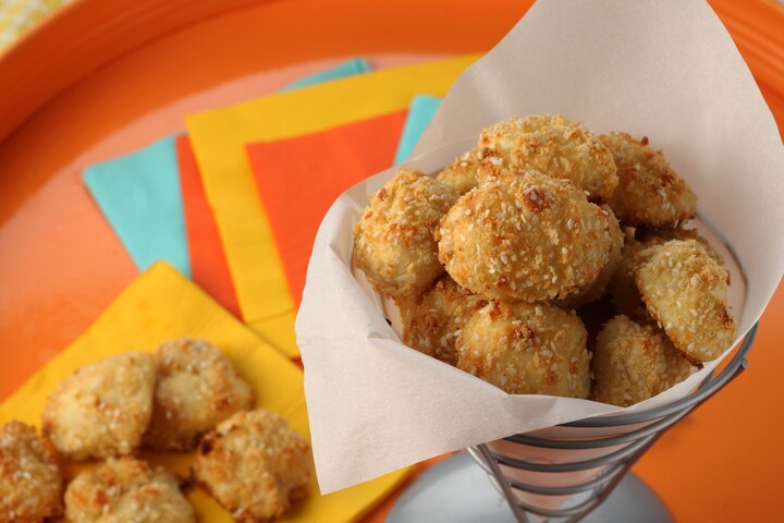 Crispy Sesame-Idaho® Potato Puffs 