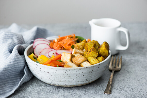 Yellow Curry Idaho® Potato Bowl with Tofu