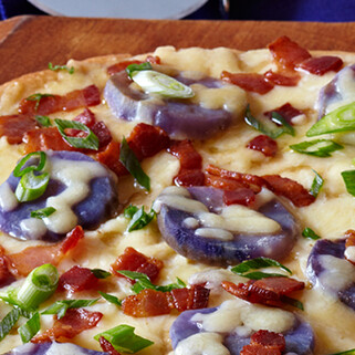 Purple Idaho® Potato Pizza