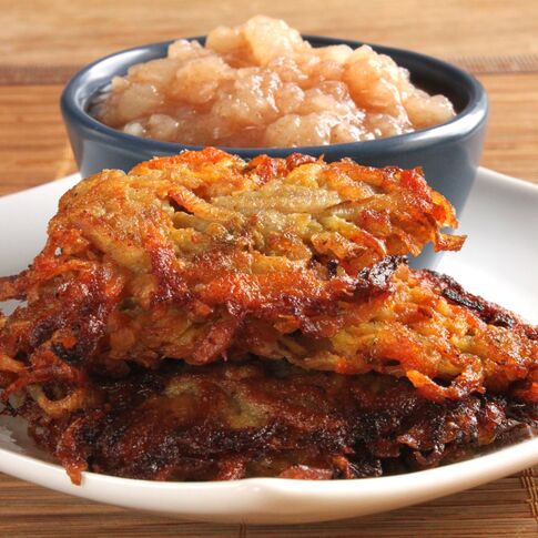 Idaho® Potato Rainbow Latkes