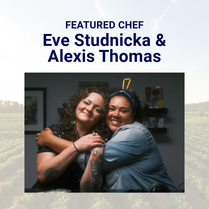 Chef Alexis Thomas and Eve Studnicka