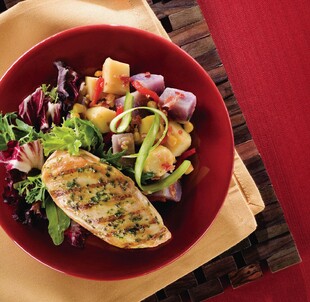 Grilled Chicken with Side of Idaho® Potatoes