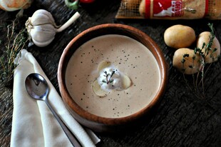 Roasted Garlic and Idaho® Potato Soup
