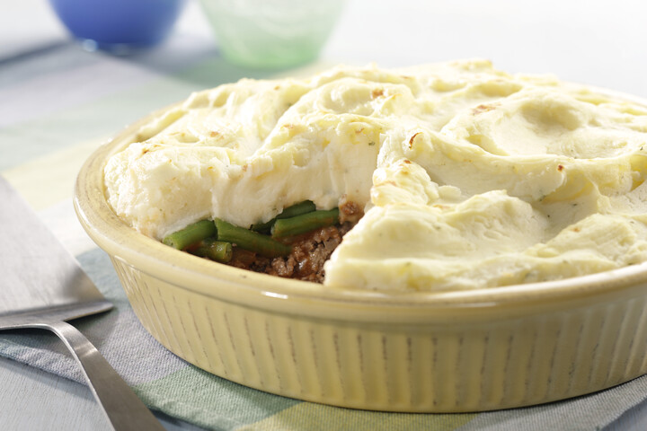 Shepherd's Pie with Instant Mashed Idaho® Potato Topping 