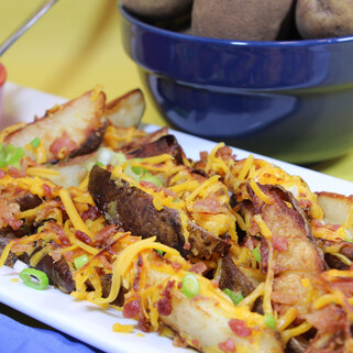 Loaded Baked Potato Wedges