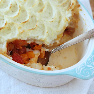 Caribbean Fisherman's Pie with Idaho® Potatoes Crust