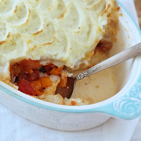 Caribbean Fisherman's Pie with Idaho® Potatoes Crust