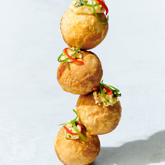 Brave and Bold Potato Takoyaki