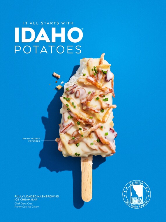 Fully Loaded Hashbrowns Ice Cream
