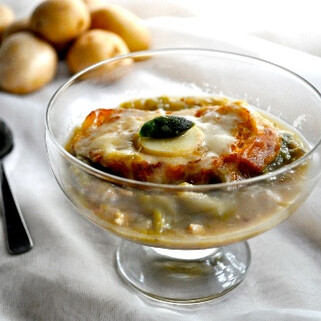 Idaho® Potato and Fresh Asparagus Soup