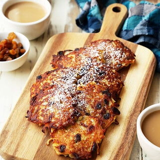 Sweet Idaho® Potato and Ricotta Latkes