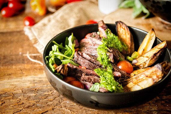 Grilled Chimichurri Steak Idaho® Potato Power Bowl