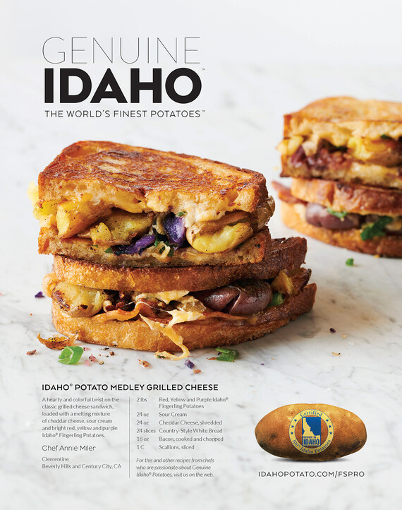 Idaho® Potato Medley Grilled Cheese