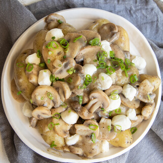 Fingerling Potato and Mushroom Poutine