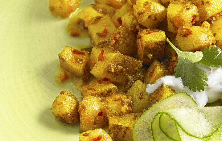 Sikkimese Turmeric and Ginger Idaho® Potatoes